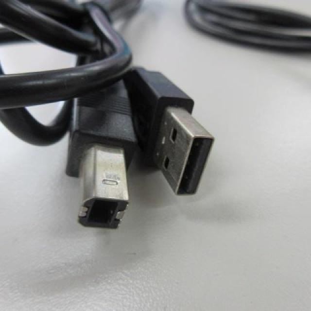 USBケーブル, USB A → USB B 2本 < PC本体/周辺機器  USBケーブル, USB A → USB B 2本 < PC本体/周辺機器の