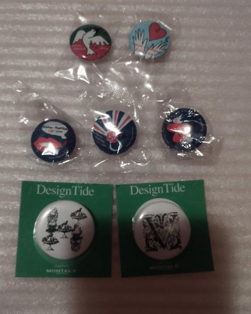 Flags缶バッチ Tokyo Desighn Tideアルファベット缶バッチ < 女性アクセサリー/時計  Flags缶バッチ Tokyo Desighn Tideアルファベット缶バッチ < 女性アクセサリー/時計の