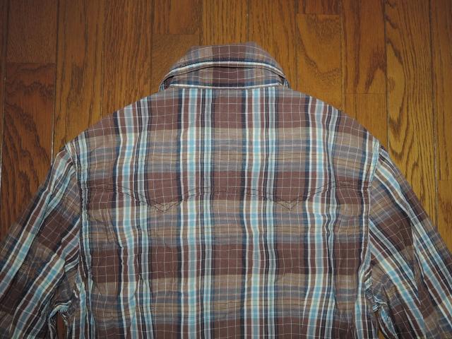 TMT ウエスタン チェックシャツ S 薄手 長袖シャツ ティーエムティー < ブランド  TMT ウエスタン チェックシャツ S 薄手 長袖シャツ ティーエムティー < ブランドの