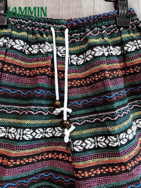 織り柄ショートパンツ アジアン ハーフパンツ エスニック ヒッピー < 男性ファッション 織り柄ショートパンツ アジアン ハーフパンツ エスニック ヒッピー < 男性ファッションの