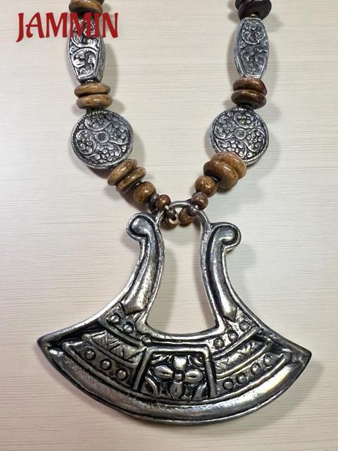 ブラス&ボーンビーズネックレス エスニック アジアン ヒッピー 個性派 衣装 < 女性アクセサリー/時計  ブラス&ボーンビーズネックレス エスニック アジアン ヒッピー 個性派 衣装 < 女性アクセサリー/時計の