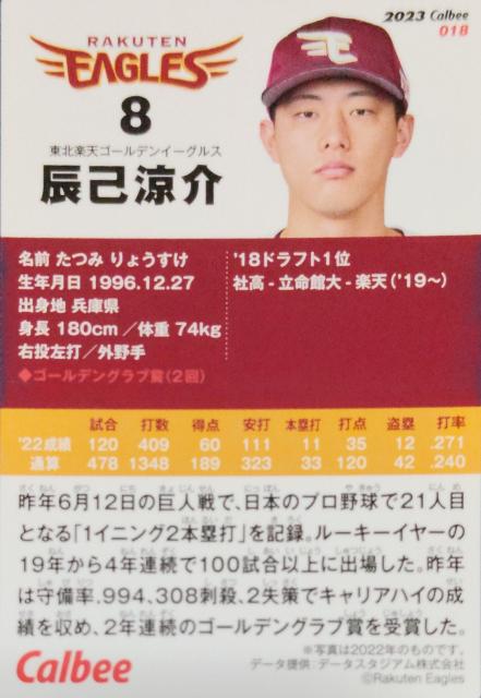 辰己涼介 < トレーディングカード  辰己涼介  < トレーディングカードの