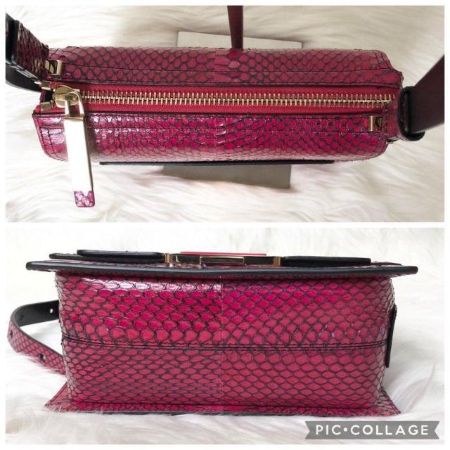 【未使用級】ロジェヴィヴィエ ショルダーバッグ セミショルダー パイソン ゴールド金具 < 女性ファッション  【未使用級】ロジェヴィヴィエ ショルダーバッグ セミショルダー パイソン ゴールド金具 < 女性ファッションの