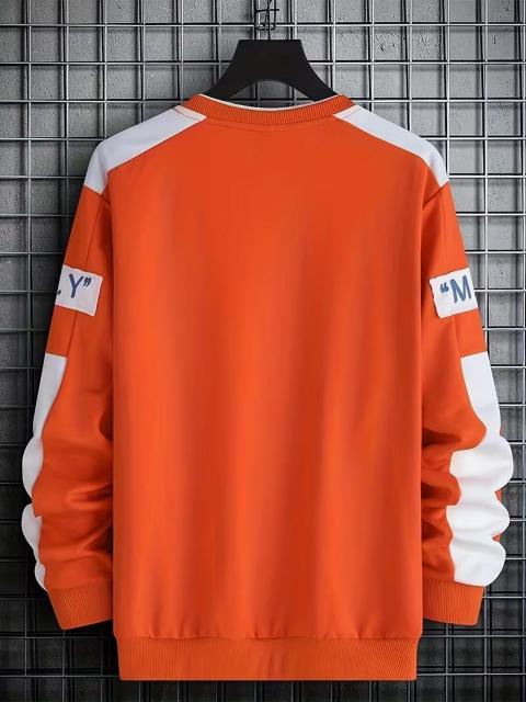 超お買い得1790円★メンズ アスレチック ロングスリーブシャツ - スウェットシャツ USAサイズM(日本サイズXL)オレンジ < 男性ファッション 超お買い得1790円★メンズ アスレチック ロングスリーブシャツ - スウェットシャツ USAサイズM(日本サイズXL)オレンジ < 男性ファッションの