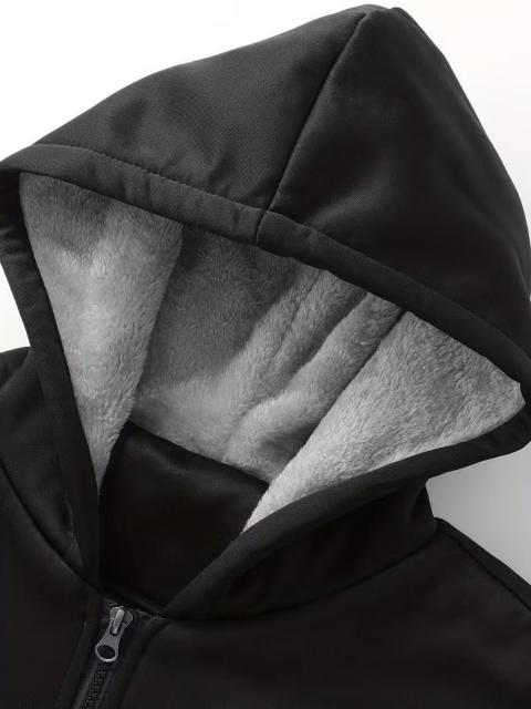 メンズ冬用防寒具にもパジャマや部屋着に最適厚手フリース裏地カジュアルフード付き < 男性ファッション メンズ冬用防寒具にもパジャマや部屋着に最適厚手フリース裏地カジュアルフード付き < 男性ファッションの