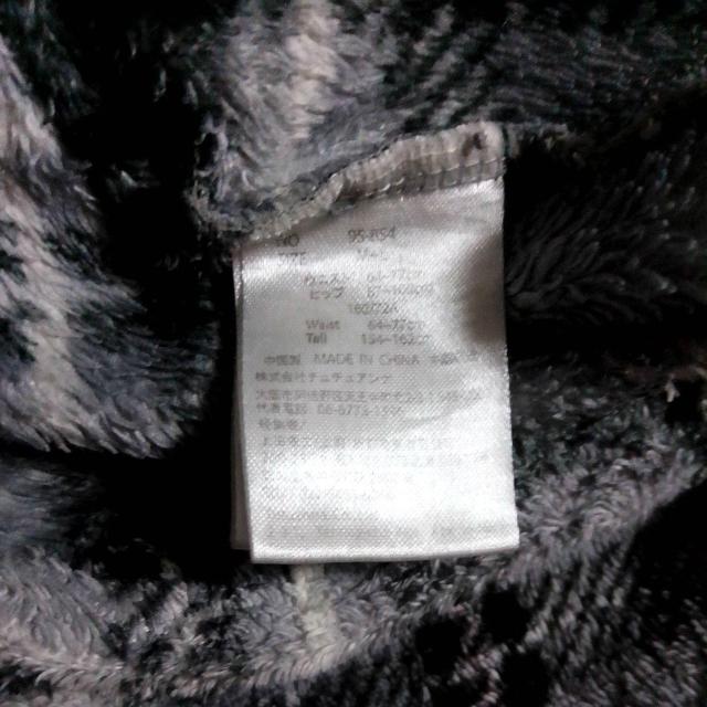 ふわふわモコモコパジャマ上下 グレー チェック 秋冬 美品 < 女性ファッション ふわふわモコモコパジャマ上下 グレー チェック 秋冬 美品 < 女性ファッションの