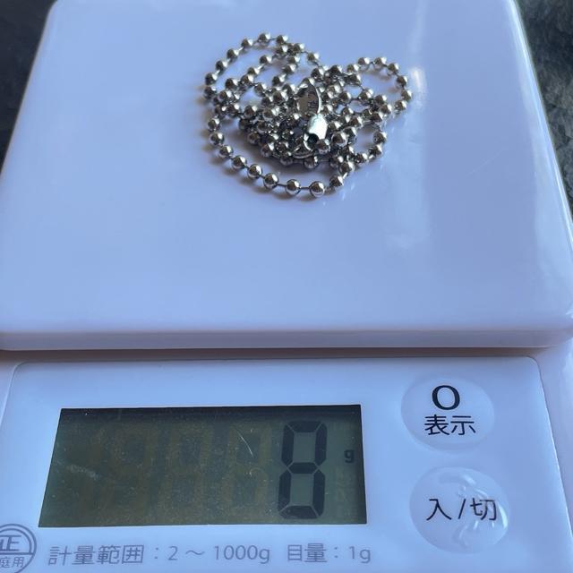 �y�`�F�[���z �m�[�u�����h�@�{�[���`�F�[���@�l�b�N���X�@�V���o�[�@silver�X�Q�T�@������� �� �j���A�N�Z�T���[/���v�� 