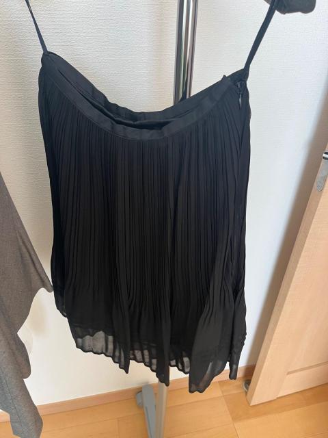 グレー ジャケット&スカート2点セット 黒プリーツスカート付 レディース 9号 フォーマル オフィスカジュアル < 女性ファッション グレー ジャケット&スカート2点セット 黒プリーツスカート付 レディース 9号 フォーマル オフィスカジュアル < 女性ファッションの