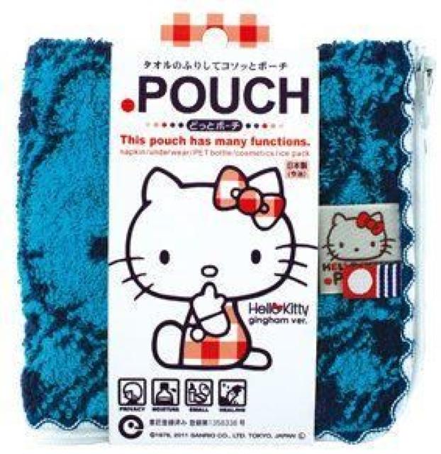 《New》キティちゃん★サニタリー入れにもピッタリ・ポケット付タオル【ブルー】 < インテリア/ライフ 《New》キティちゃん★サニタリー入れにもピッタリ・ポケット付タオル【ブルー】 < インテリア/ライフの