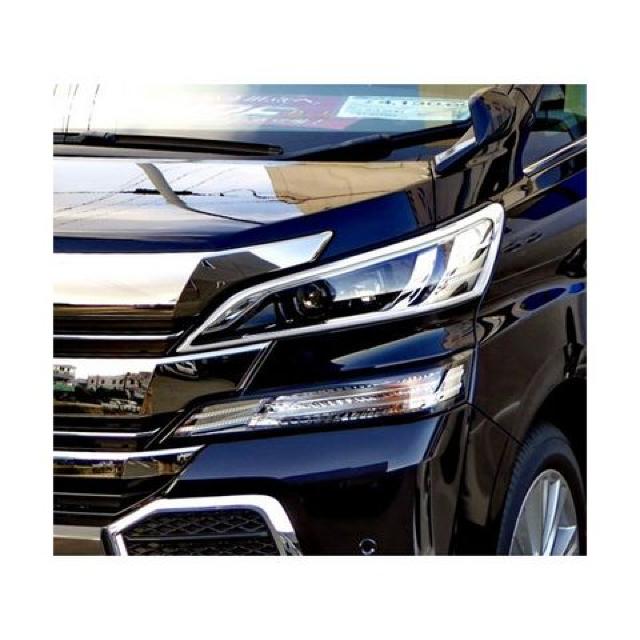 トヨタ ヴェルファイア 30系35系  クロームメッキ ヘッドライトリング ヘッド リム カバー 枠 < 自動車/バイク トヨタ ヴェルファイア 30系35系  クロームメッキ ヘッドライトリング ヘッド リム カバー 枠 < 自動車/バイク