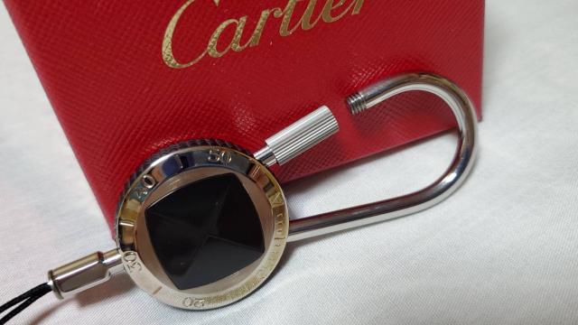 正規 カルティエ パシャ ダイヤルベゼル×ブラックドーム キーホルダー カラビナマルチキーリング 付属有 < ブランド  正規 カルティエ パシャ ダイヤルベゼル×ブラックドーム キーホルダー カラビナマルチキーリング 付属有 < ブランドの