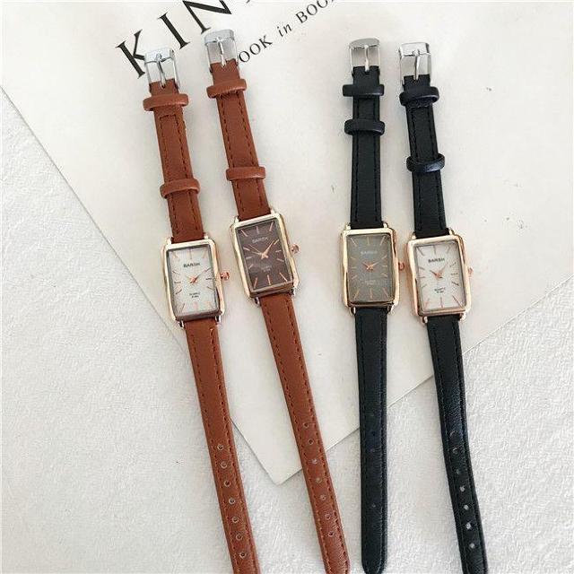 残り1点 超お買い得790円★超人気スクエア レザー調レディース腕時計ブラウン×ブラウン < 女性アクセサリー/時計  残り1点 超お買い得790円★超人気スクエア レザー調レディース腕時計ブラウン×ブラウン < 女性アクセサリー/時計の