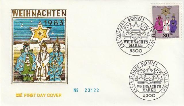 ドイツ クリスマス 初日カバー 1983年 f37 < ホビー ドイツ クリスマス 初日カバー 1983年 f37 < ホビーの