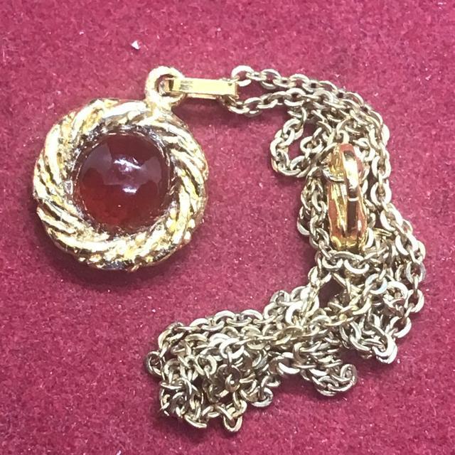 ヴィンテージ 正規品 シャネル ルビーカラーストーン ネックレス ゴールド < ブランド ヴィンテージ 正規品 シャネル ルビーカラーストーン ネックレス ゴールド < ブランドの