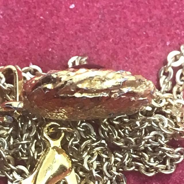 ヴィンテージ 正規品 シャネル ルビーカラーストーン ネックレス ゴールド < ブランド ヴィンテージ 正規品 シャネル ルビーカラーストーン ネックレス ゴールド < ブランドの