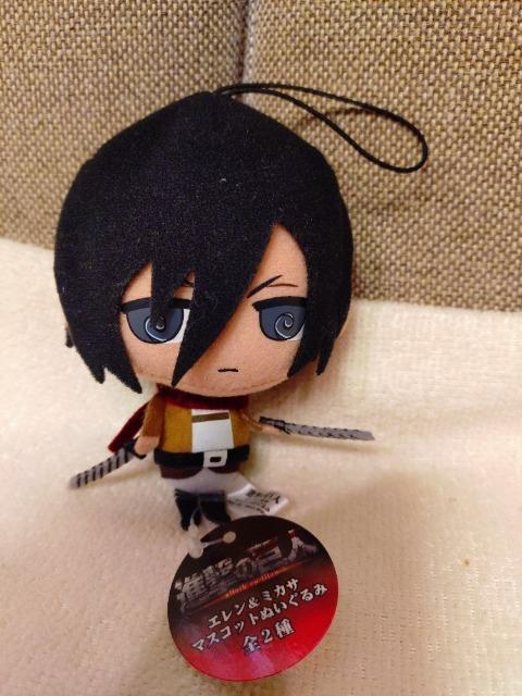 未使用 進撃の巨人 マスコット! ミカサ < アニメ/コミック/キャラクター  未使用 進撃の巨人 マスコット! ミカサ  < アニメ/コミック/キャラクターの