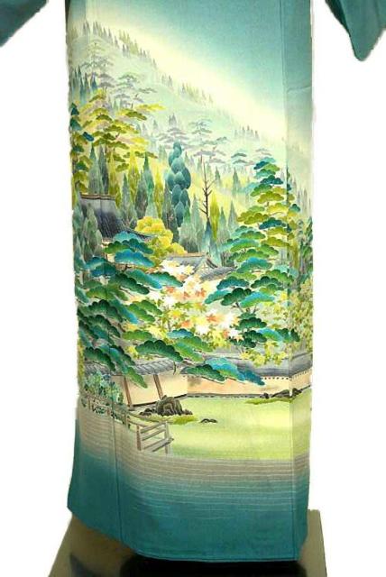 色留袖 中古 送料無料 身丈159cm 裄丈67.5cm 最高峰 新品同様 十日町友禅 岡村蒼風1つ紋 正絹 結婚式 T3596 < 女性ファッション 色留袖 中古 送料無料 身丈159cm 裄丈67.5cm 最高峰 新品同様 十日町友禅 岡村蒼風1つ紋 正絹 結婚式 T3596 < 女性ファッションの