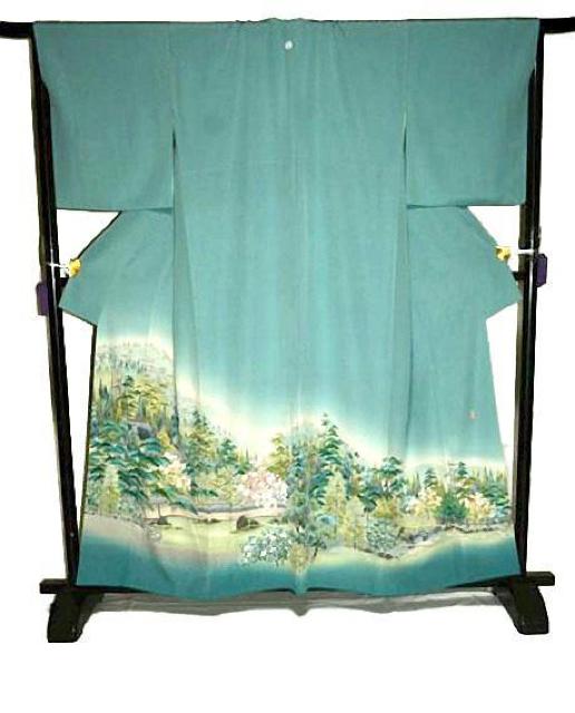 色留袖 中古 送料無料 身丈159cm 裄丈67.5cm 最高峰 新品同様 十日町友禅 岡村蒼風1つ紋 正絹 結婚式 T3596 < 女性ファッション 色留袖 中古 送料無料 身丈159cm 裄丈67.5cm 最高峰 新品同様 十日町友禅 岡村蒼風1つ紋 正絹 結婚式 T3596 < 女性ファッションの