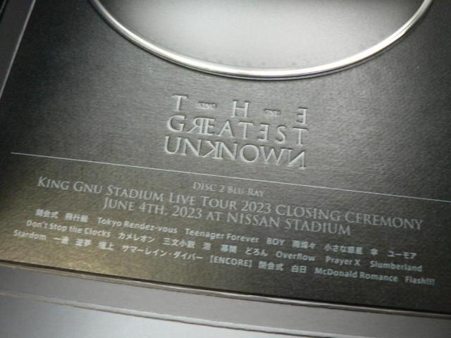 King Gnu^AowTHE GREATEST UNKNOWNx񐶎YՁyCD+u[CzCuf^^LOk[  ^gObY 