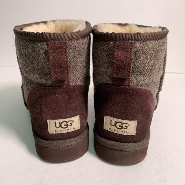 UGG ムートンブーツ 25.5cm ヘリンボーン ウール素材 クラッシックミニ ショートブーツ < ブランド UGG ムートンブーツ 25.5cm ヘリンボーン ウール素材 クラッシックミニ ショートブーツ < ブランドの