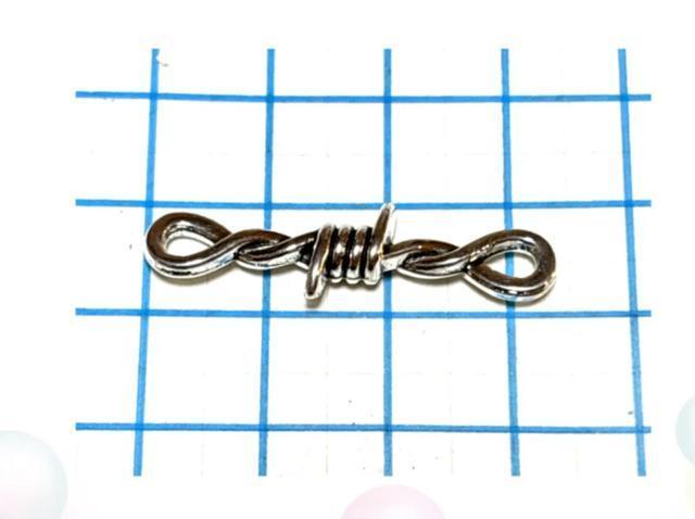 2353 銀色の有刺鉄線 6個入り ミニチュア 針金風 金属チャーム アクセサリーパーツ < ペット/手芸/園芸 2353 銀色の有刺鉄線 6個入り ミニチュア 針金風 金属チャーム アクセサリーパーツ < ペット/手芸/園芸の