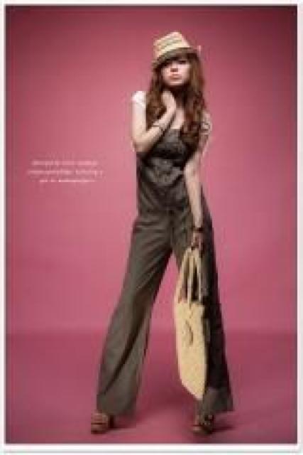 大人気♪2way☆裾ロールUP 前釦ゆるカジ オールインワン ブラウン < 女性ファッション  大人気♪2way☆裾ロールUP 前釦ゆるカジ オールインワン ブラウン < 女性ファッションの