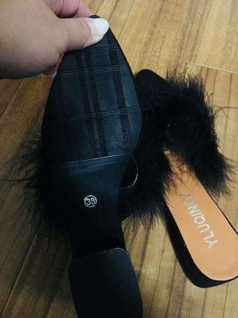 新品☆未使用☆上品なファー付きローヒール☆ < 女性ファッション  新品☆未使用☆上品なファー付きローヒール☆ < 女性ファッションの