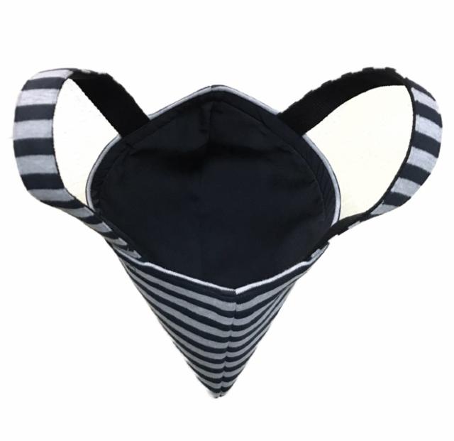 hハンドメイド〓ミニバック&ポーチ〓グレーボーダーカットソー < 女性ファッション hハンドメイド〓ミニバック&ポーチ〓グレーボーダーカットソー < 女性ファッションの