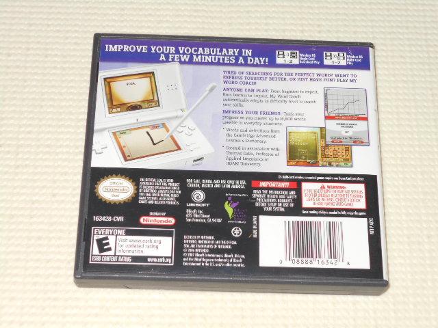 DS★My Word Coach 海外版(国内本体動作可能) < ゲーム本体/ソフト  DS★My Word Coach 海外版(国内本体動作可能) < ゲーム本体/ソフトの