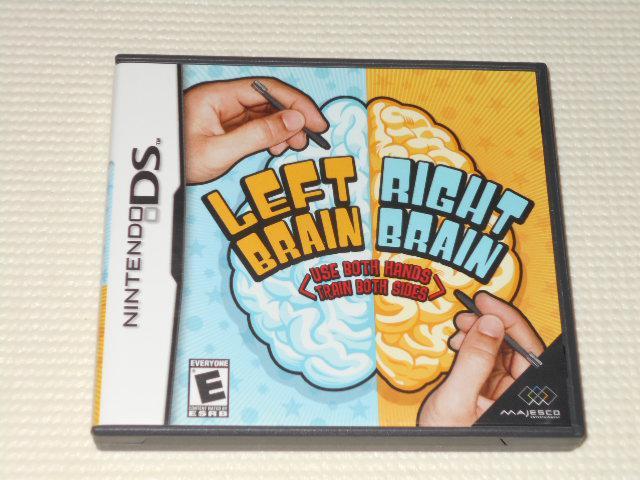 DS★LEFT BRAIN RIGHT BRAIN 海外版(国内本体動作可能) < ゲーム本体/ソフト  DS★LEFT BRAIN RIGHT BRAIN 海外版(国内本体動作可能)  < ゲーム本体/ソフトの