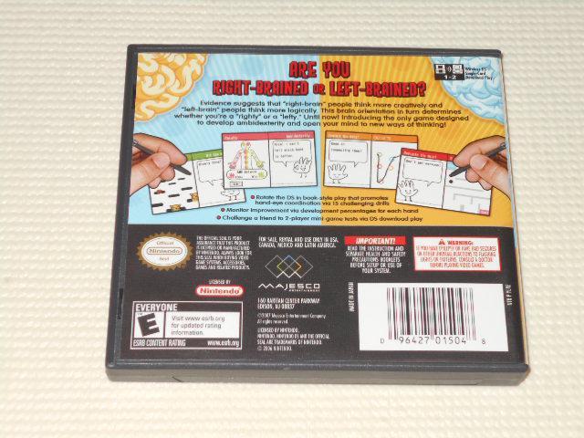 DS★LEFT BRAIN RIGHT BRAIN 海外版(国内本体動作可能) < ゲーム本体/ソフト  DS★LEFT BRAIN RIGHT BRAIN 海外版(国内本体動作可能) < ゲーム本体/ソフトの
