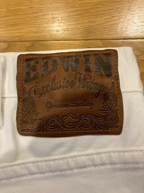 EDWIN 472XVB 超超大きいsize W46 130cm used美品 白ホワイト < ブランド EDWIN 472XVB 超超大きいsize W46 130cm used美品 白ホワイト < ブランドの