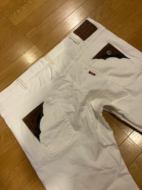 EDWIN 472XVB 超超大きいsize W46 130cm used美品 白ホワイト < ブランド EDWIN 472XVB 超超大きいsize W46 130cm used美品 白ホワイト < ブランドの