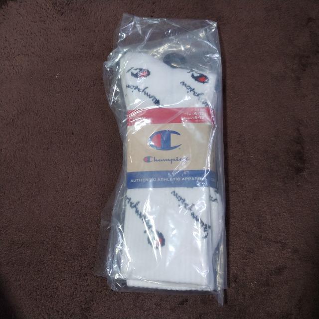 カッコイイ(///∇///)Champion□チャンピオン総ロゴソックス□靴下□ < ブランド カッコイイ(///∇///)Champion□チャンピオン総ロゴソックス□靴下□ < ブランドの