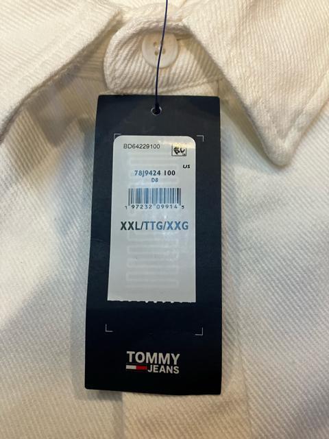 TOMMY JEANS デニム素材長袖シャツ 超大きいsizeXXL→3XL位  トミーヒルフィガー < ブランド  TOMMY JEANS デニム素材長袖シャツ 超大きいsizeXXL→3XL位  トミーヒルフィガー < ブランドの