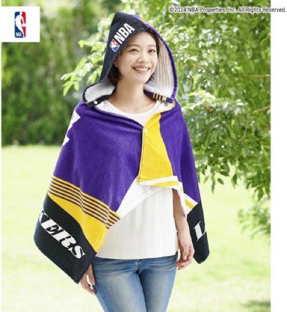 ☆ロサンゼルス レイカーズ フード付タオル☆ < レジャー/スポーツ  ☆ロサンゼルス レイカーズ フード付タオル☆ < レジャー/スポーツの