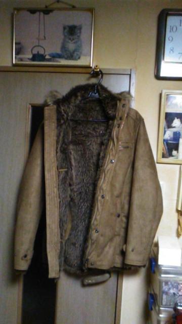 送料込〜革ジャン・合皮・中ボア・ミュージシャン適用。新品同様 < 男性ファッション  送料込〜革ジャン・合皮・中ボア・ミュージシャン適用。新品同様 < 男性ファッションの