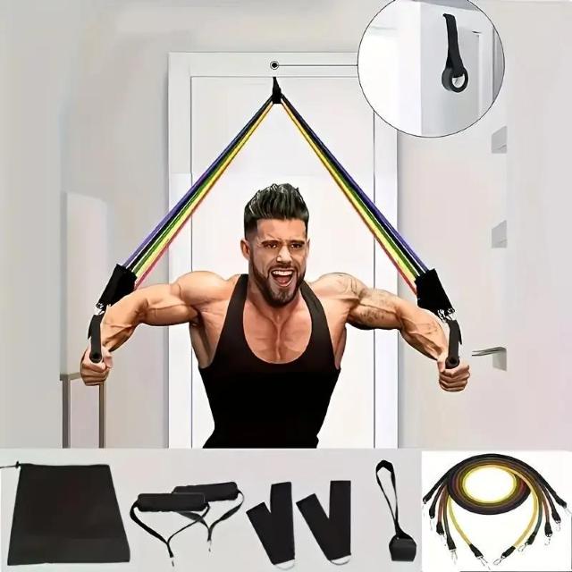 お試し価格1390円★レジスタンスバンドセット、ドアアンカー、ハンドル、バッグ付き、全身トレーニング < ヘルス/ビューティー  お試し価格1390円★レジスタンスバンドセット、ドアアンカー、ハンドル、バッグ付き、全身トレーニング < ヘルス/ビューティーの