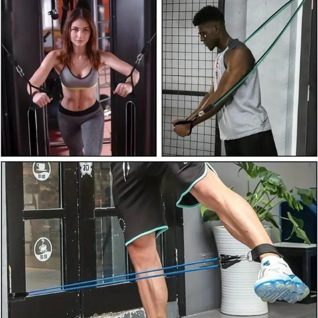 お試し価格1390円★レジスタンスバンドセット、ドアアンカー、ハンドル、バッグ付き、全身トレーニング < ヘルス/ビューティー  お試し価格1390円★レジスタンスバンドセット、ドアアンカー、ハンドル、バッグ付き、全身トレーニング < ヘルス/ビューティーの