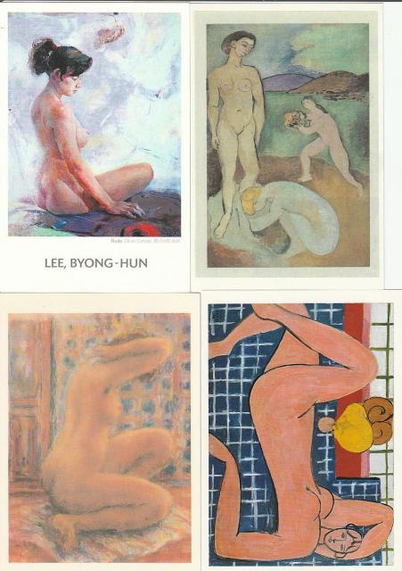 ヌード関連ポストカード 4種【A-8】 < ホビー  ヌード関連ポストカード 4種【A-8】  < ホビーの