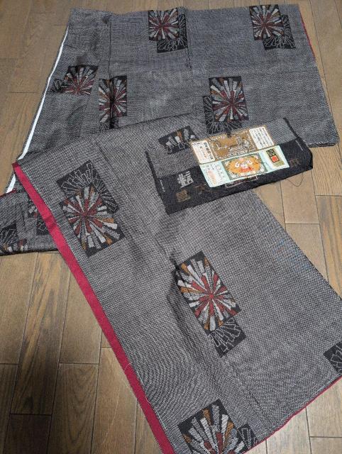 証紙付き、未使用、本場大島紬、奥文織物 < 女性ファッション  証紙付き、未使用、本場大島紬、奥文織物  < 女性ファッションの