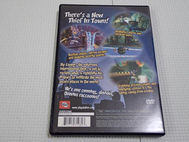 PS2SLY COOPER AND THE THIEVIUS RACCOONUS CO kĔ  Q[{/\tg 