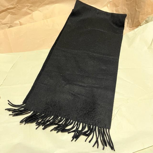 【TESTA VIERA】【深喜毛織】 カシミヤ100% マフラー 黒 < 女性ファッション 【TESTA VIERA】【深喜毛織】 カシミヤ100% マフラー 黒 < 女性ファッションの