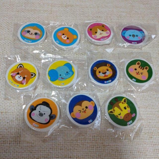 Aカラフルアニマルまんまる消しゴム11個セット < インテリア/ライフ Aカラフルアニマルまんまる消しゴム11個セット < インテリア/ライフの