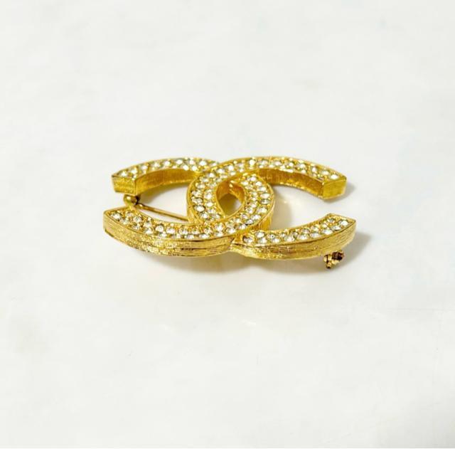 美品 CHANEL ココマーク ラインストーン ブローチ ヴィンテージ < ブランド 美品 CHANEL ココマーク ラインストーン ブローチ ヴィンテージ < ブランドの