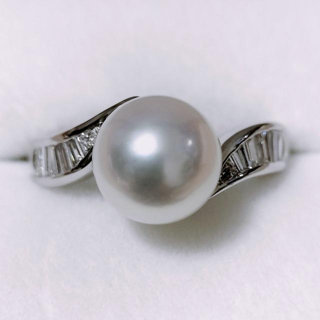 �_�C�������h�~�p�[�� �����O Pt900 8.5mm 0.30ct 6.8g  �� �����A�N�Z�T���[/���v�� 