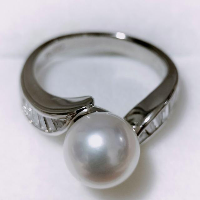 �_�C�������h�~�p�[�� �����O Pt900 8.5mm 0.30ct 6.8g �� �����A�N�Z�T���[/���v�� 