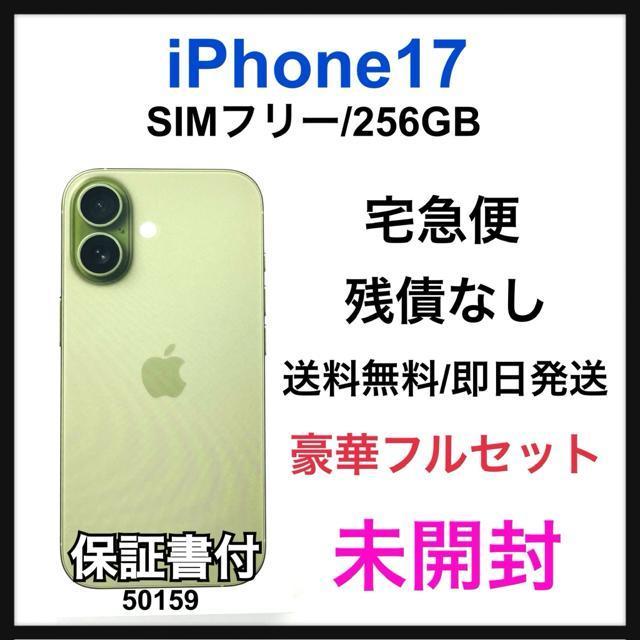 ���J�� iPhone 17 256 GB SIM�t���[ �O���[�� �{��  �� �Ɠd/AV�� 