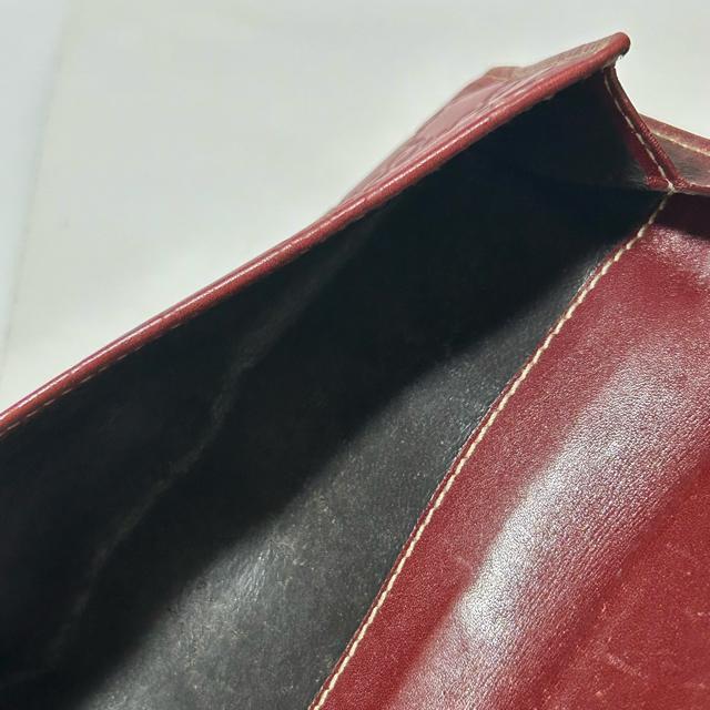 GUCCI �O�b�`�V�} ���U�[ �C���^�[���b�L���OG 112715�E3661 �v���[�g�t�� ��܂蒷���z ���b�h �� �u�����h�� 