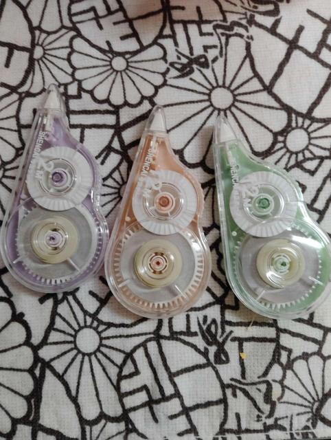 SHENCAI クリアカラー修正テープ 3色セット 2m巻き 文房具 オフィス 学用品 < 女性ファッション SHENCAI クリアカラー修正テープ 3色セット 2m巻き 文房具 オフィス 学用品 < 女性ファッションの